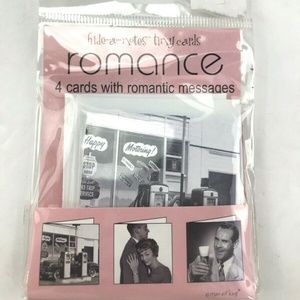 Set of 4 Romantic Cards NIP